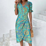 Robe Midi Fleurie pour Femmes