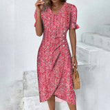 Robe Midi Fleurie pour Femmes