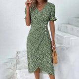 Robe Midi Fleurie pour Femmes