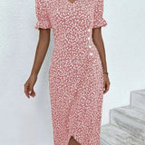 Robe Midi Fleurie pour Femmes