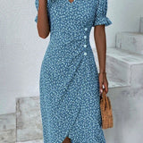 Robe Midi Fleurie pour Femmes
