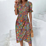 Robe Midi Fleurie pour Femmes