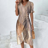 Robe Midi Fleurie pour Femmes