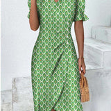 Robe Midi Fleurie pour Femmes