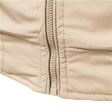 Veste Bombardier Col Baseball Rayé