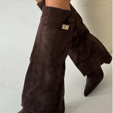 Bottes en Daim pour Femmes