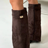 Bottes en Daim pour Femmes