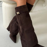 Bottes en Daim pour Femmes