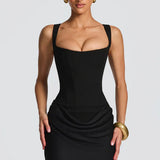 Robe Maxi Cybèle Corset Fourreau Traîne