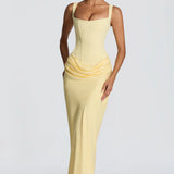 Robe Maxi Cybèle Corset Fourreau Traîne