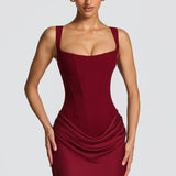 Robe Maxi Cybèle Corset Fourreau Traîne