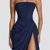 Robe Maxi Jacquard Devoré Bretelles Spaghetti