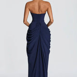 Robe Maxi Jacquard Devoré Bretelles Spaghetti