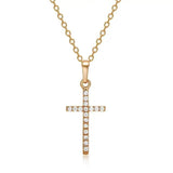 Collier Croix Chaîne Ajustable
