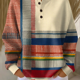 Pull Femme Tricot Waffle Doublé Brossé