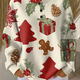 Pull Femme Tricot Waffle Doublé Brossé