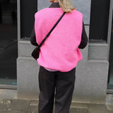 Gilet Sans Manches Boutonné Femme