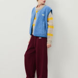 Gilet Sans Manches Boutonné Femme