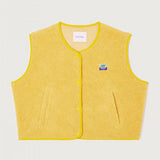 Gilet Sans Manches Boutonné Femme