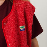 Gilet Sans Manches Boutonné Femme