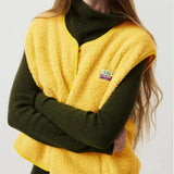 Gilet Sans Manches Boutonné Femme