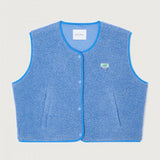Gilet Sans Manches Boutonné Femme