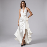 Robe Halter à Volants
