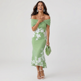 Robe Midi Imprimée Florale Débardeur