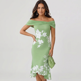 Robe Midi Imprimée Florale Débardeur