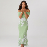 Robe Midi Imprimée Florale Débardeur