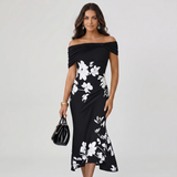 Robe Midi Imprimée Florale Débardeur