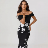 Robe Midi Imprimée Florale Débardeur