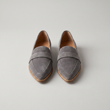 Mocassin à Bout Pointu avec Sangle Contrastante Helen