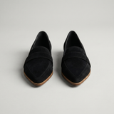 Mocassin à Bout Pointu avec Sangle Contrastante Helen