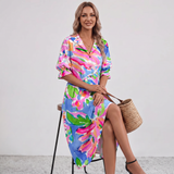 Robe Maxi Imprimée Paula