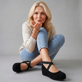 Jynna Ballerine à Lanières Croisées