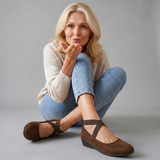 Jynna Ballerine à Lanières Croisées