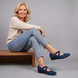 Jynna Ballerine à Lanières Croisées