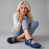 Jynna Ballerine à Lanières Croisées
