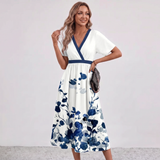 Robe Maxi Wrap Imprimé Floral Leila