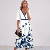 Robe Maxi Wrap Imprimé Floral Leila