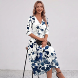 Robe Maxi Wrap Imprimé Floral Leila