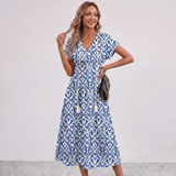 Robe Maxi à Franges Florale Amalia