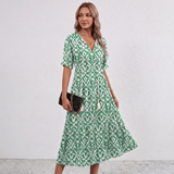 Robe Maxi à Franges Florale Amalia