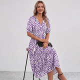 Robe Maxi à Franges Florale Amalia
