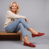 Selene Chaussure Plate Tissée à Bout Pointu