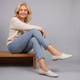 Selene Chaussure Plate Tissée à Bout Pointu