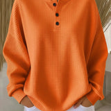 Pull Femme Tricot Waffle Doublé Brossé