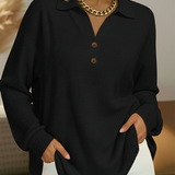 Pull Femme Tricot Waffle Doublé Brossé