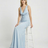 Robe Maxi Celeste